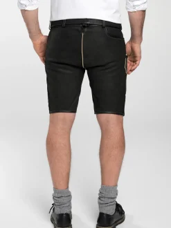 Spieth & Wenksy Herren Lederhose - Fulvier in schoko