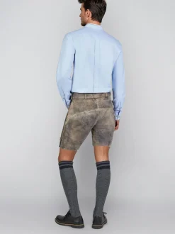 Spieth & Wenksy Herren Lederhose - Heribert in braun