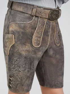 Spieth & Wenksy Herren Lederhose - Heribert in braun
