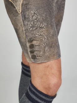 Spieth & Wenksy Herren Lederhose - Heribert in braun