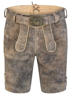 Spieth & Wenksy Herren Lederhose - Heribert in braun