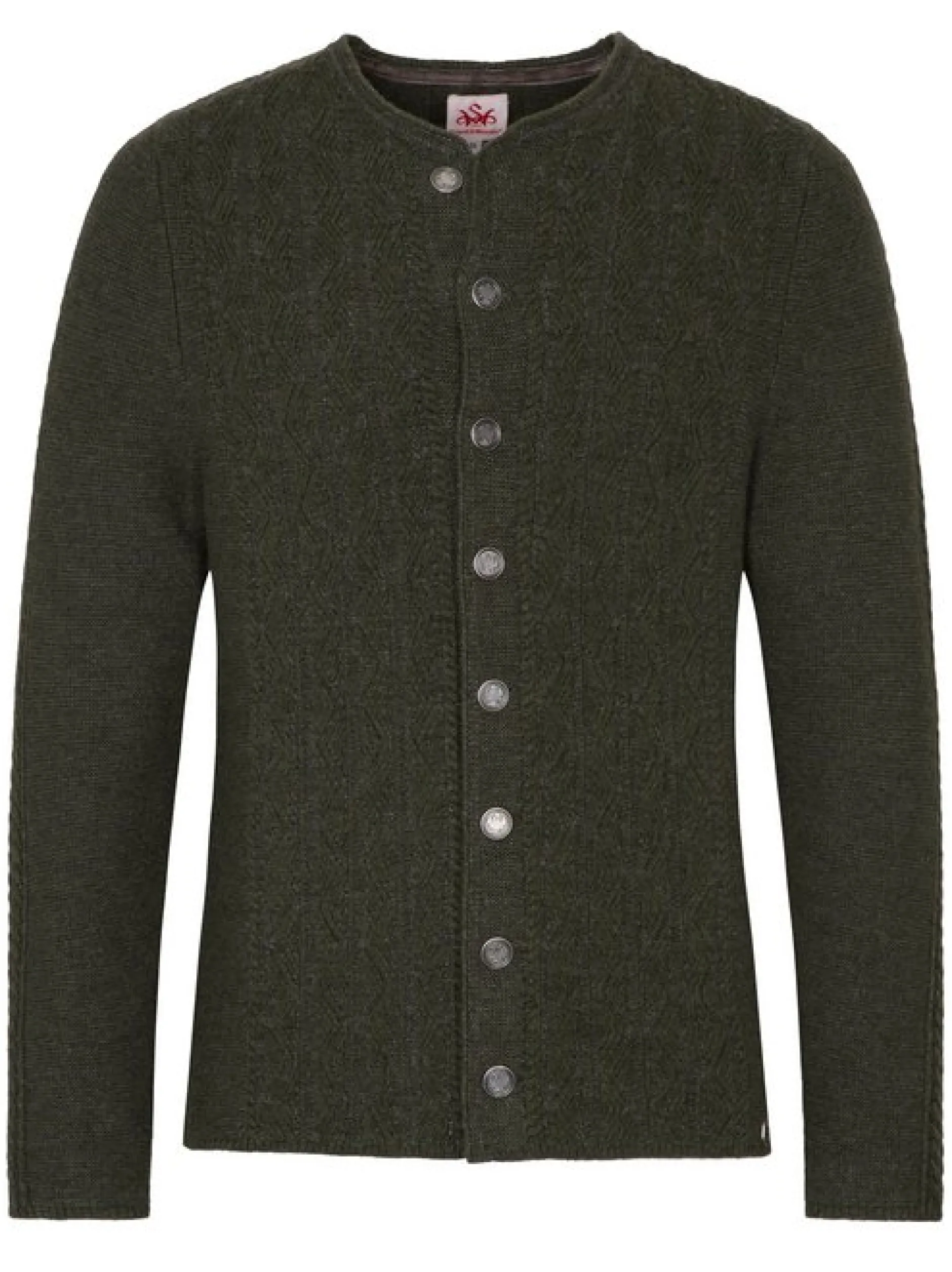Spieth & Wenksy Herren Trachtenstrickjacke - Gent in oliv