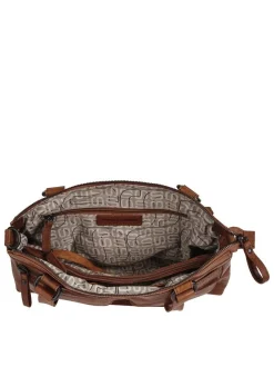 Spikes & Sparrow Damen Handtasche in cognac