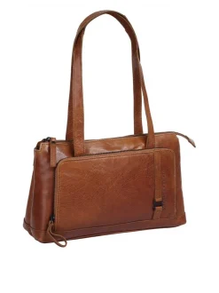 Spikes & Sparrow Damen Handtasche in cognac
