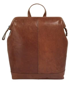 Spikes & Sparrow Damen Rucksack in cognac