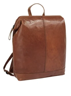 Spikes & Sparrow Damen Rucksack in cognac
