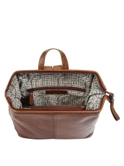 Spikes & Sparrow Damen Rucksack in cognac