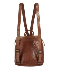 Spikes & Sparrow Damen Rucksack in cognac