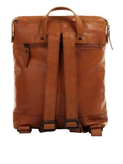 Spikes & Sparrow Damen Rucksack in cognac