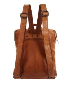 Spikes & Sparrow Damen Rucksack in cognac