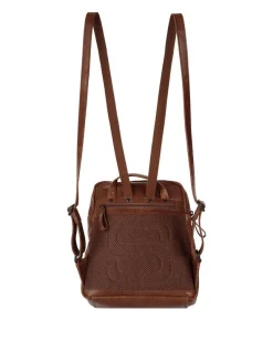 Spikes & Sparrow Damen Rucksack in cognac