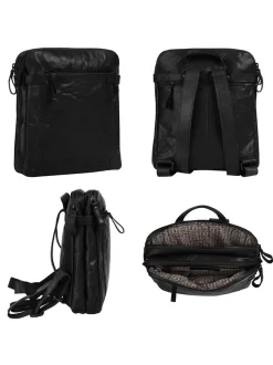Spikes & Sparrow Damen Rucksack in schwarz