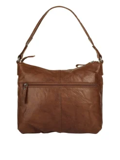 Spikes & Sparrow Damen Shopper in cognac