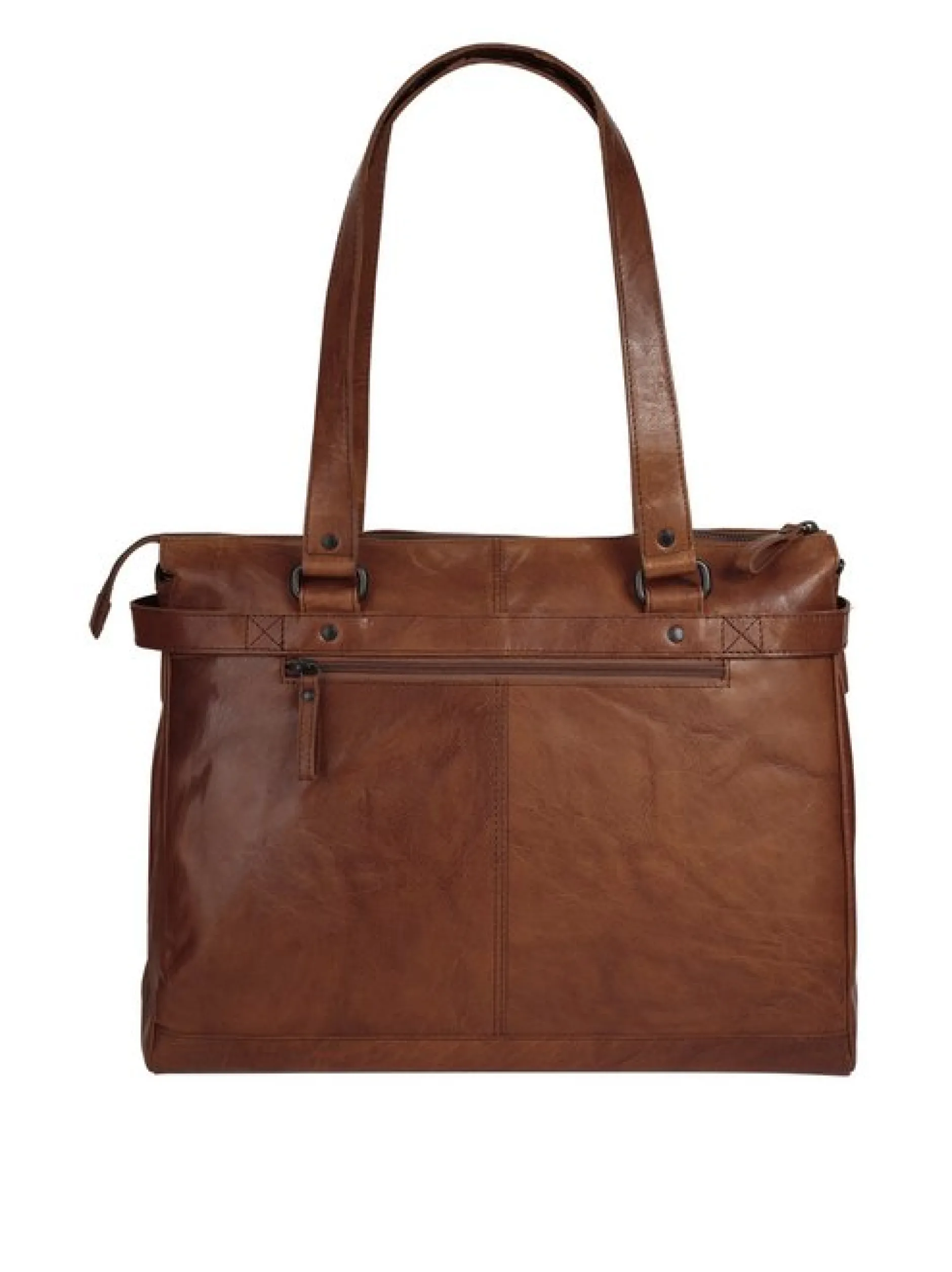 Spikes & Sparrow Damen Shopper in cognac