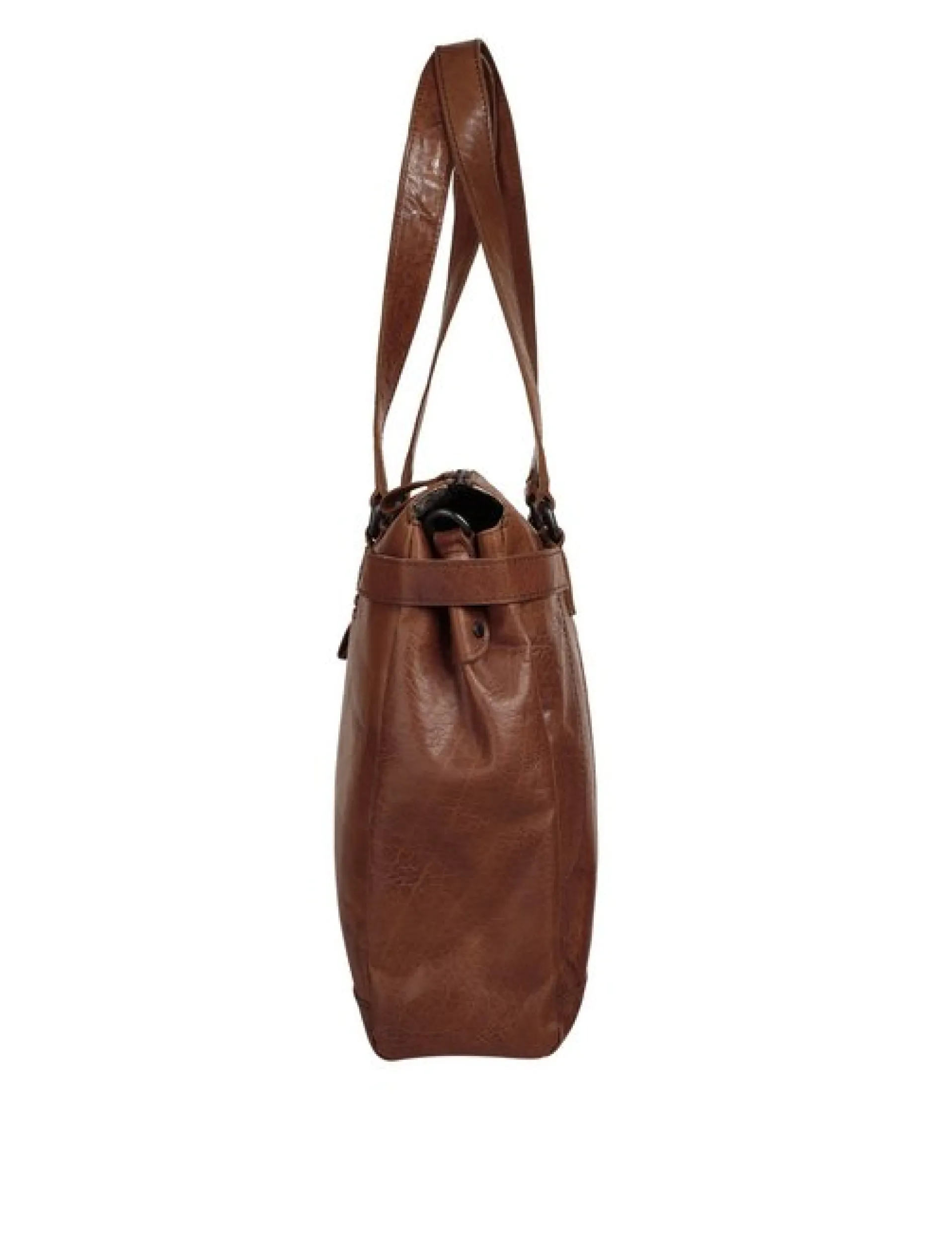 Spikes & Sparrow Damen Shopper in cognac