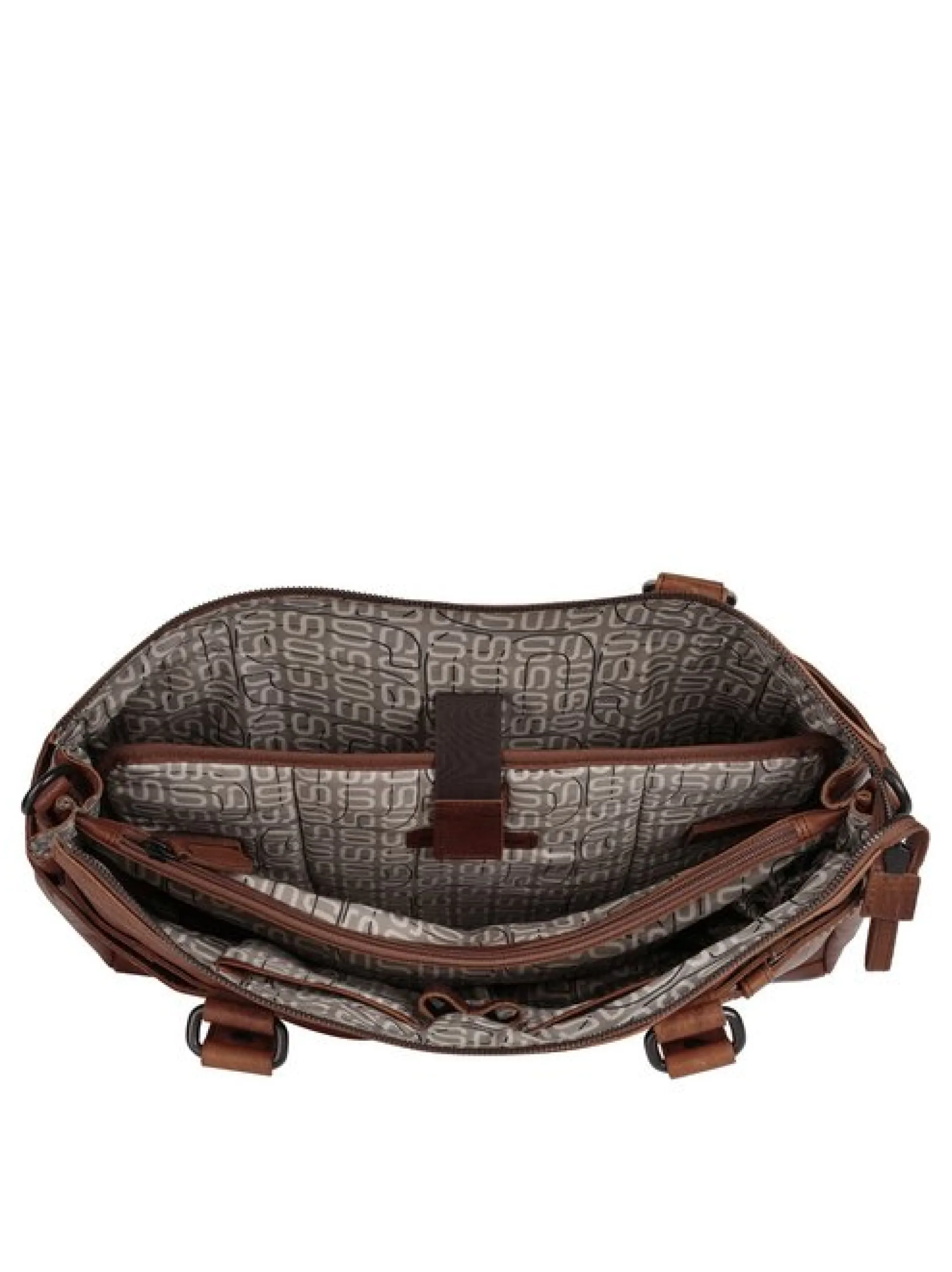 Spikes & Sparrow Damen Shopper in cognac