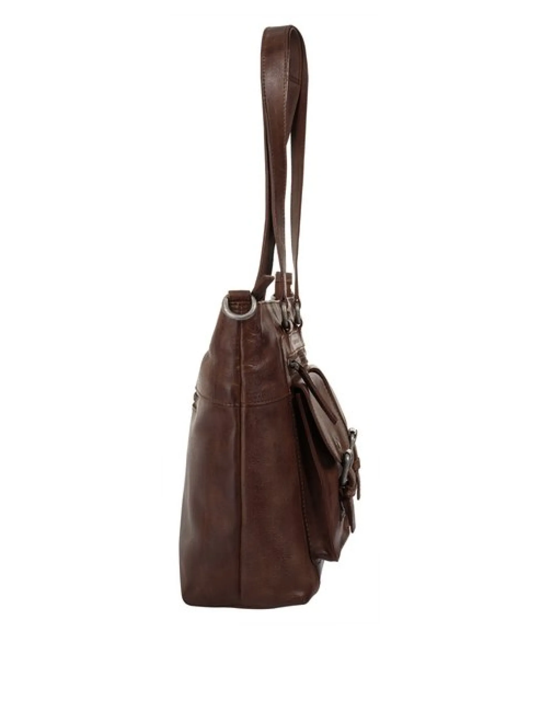 Spikes & Sparrow Damen Shopper in cognac