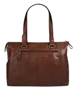 Spikes & Sparrow Damen Shopper in cognac