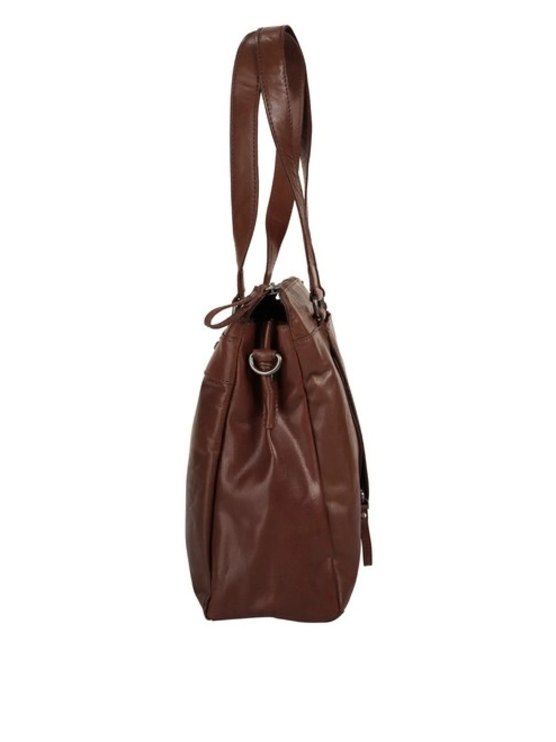 Spikes & Sparrow Damen Shopper in cognac