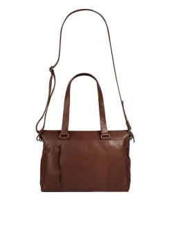 Spikes & Sparrow Damen Shopper in cognac
