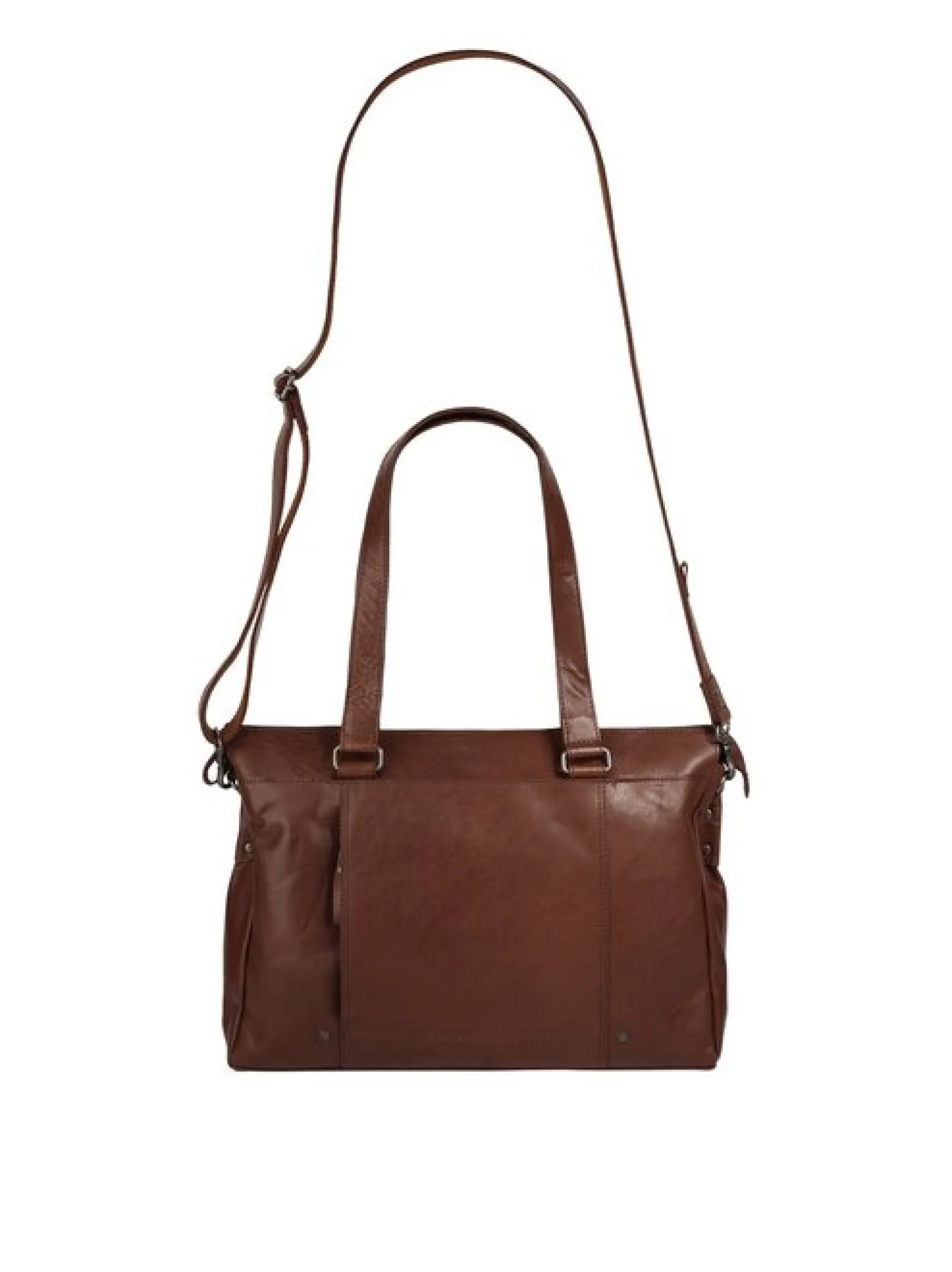 Spikes & Sparrow Damen Shopper in cognac