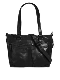 Spikes & Sparrow Damen Shopper in schwarz