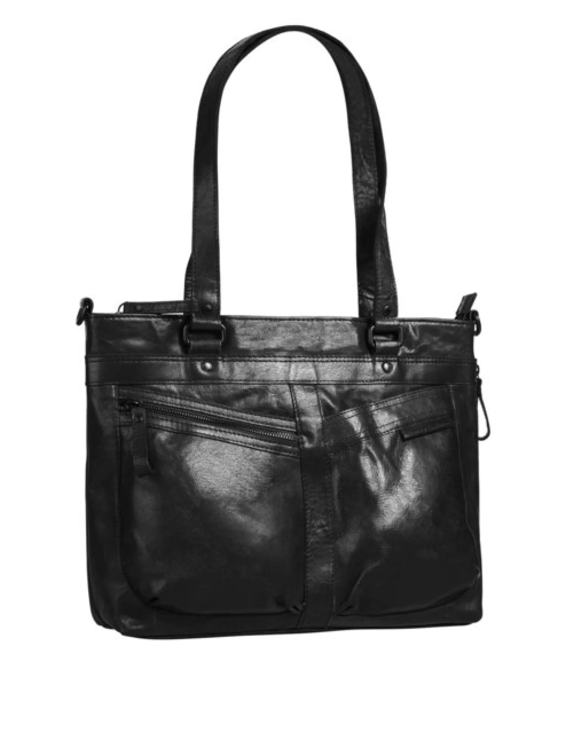 Spikes & Sparrow Damen Shopper in schwarz