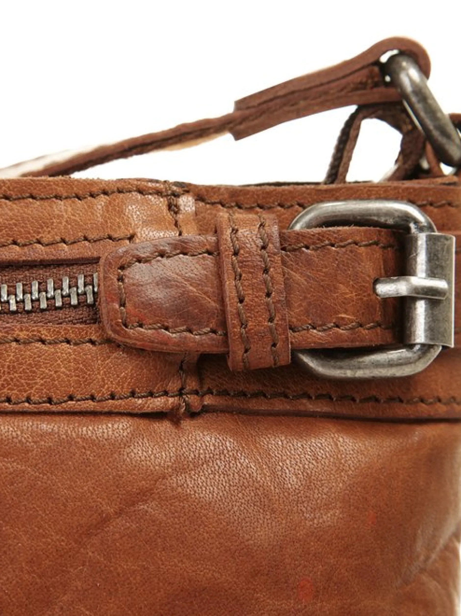 Spikes & Sparrow Damen Umhängetasche in cognac