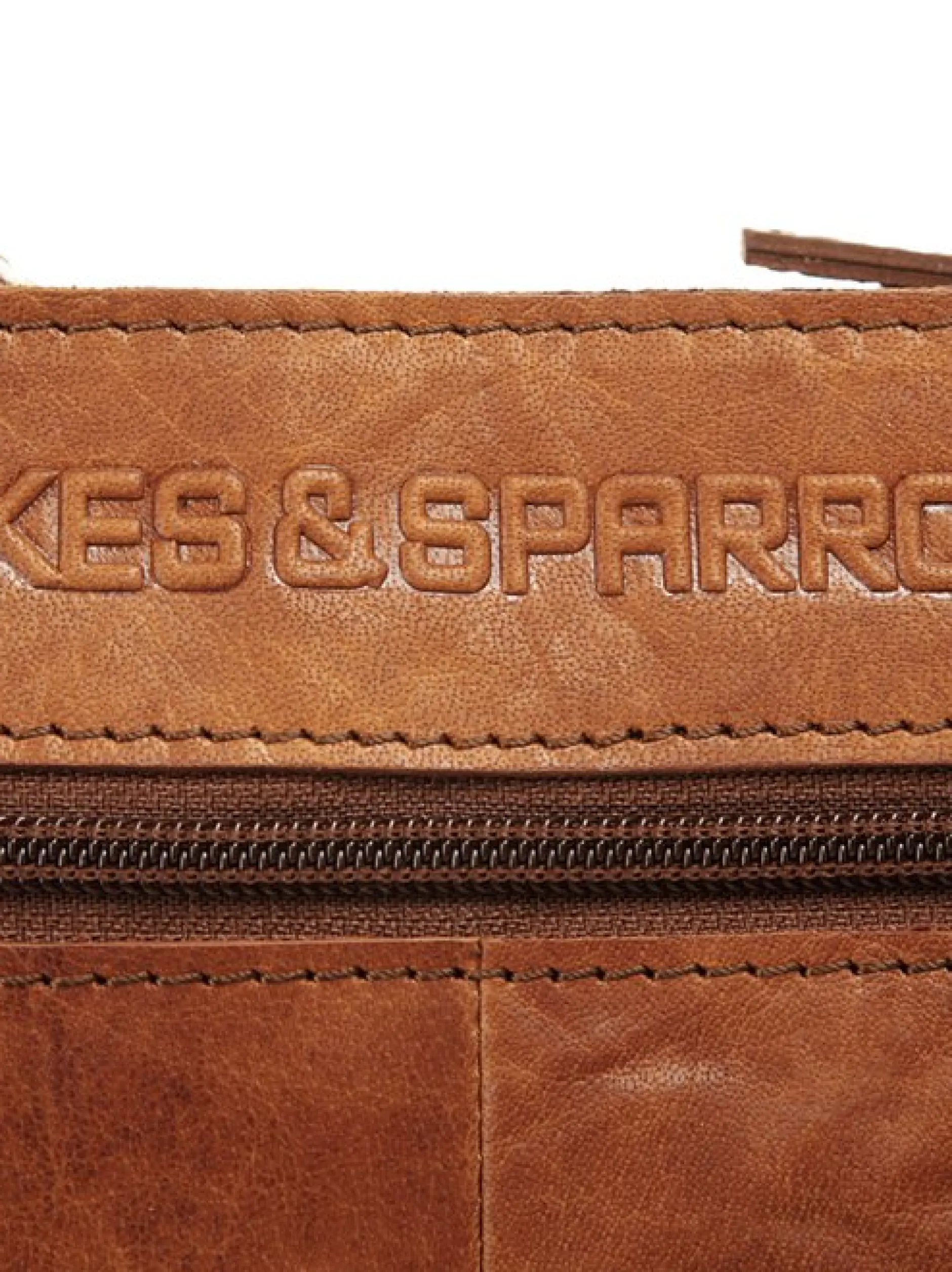 Spikes & Sparrow Damen Umhängetasche in cognac