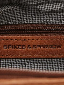 Spikes & Sparrow Damen Umhängetasche in cognac