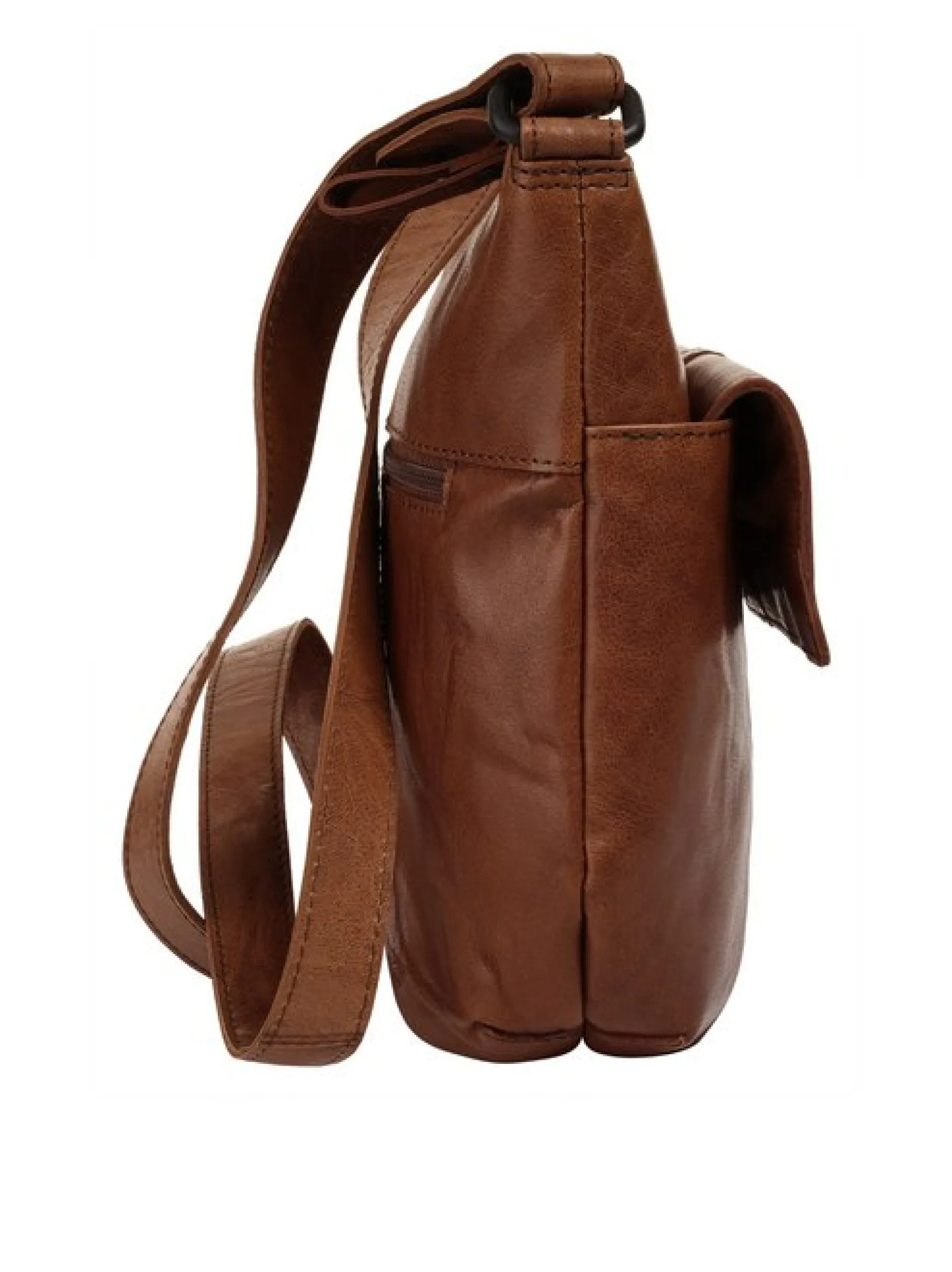 Spikes & Sparrow Damen Umhängetasche in cognac