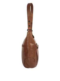 Spikes & Sparrow Damen Umhängetasche in cognac