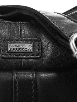Spikes & Sparrow Damen Umhängetasche in schwarz