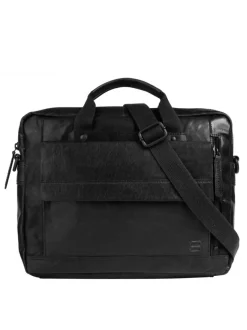 Spikes & Sparrow Unisex Aktentasche in schwarz