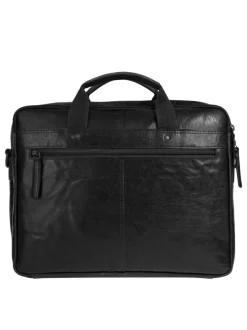 Spikes & Sparrow Unisex Aktentasche in schwarz