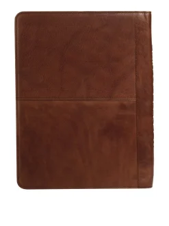 Spikes & Sparrow Unisex Dokumententasche in cognac