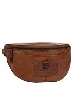 Spikes & Sparrow Unisex Gürteltasche in cognac
