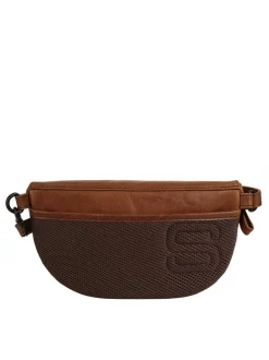 Spikes & Sparrow Unisex Gürteltasche in cognac