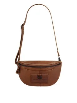 Spikes & Sparrow Unisex Gürteltasche in cognac