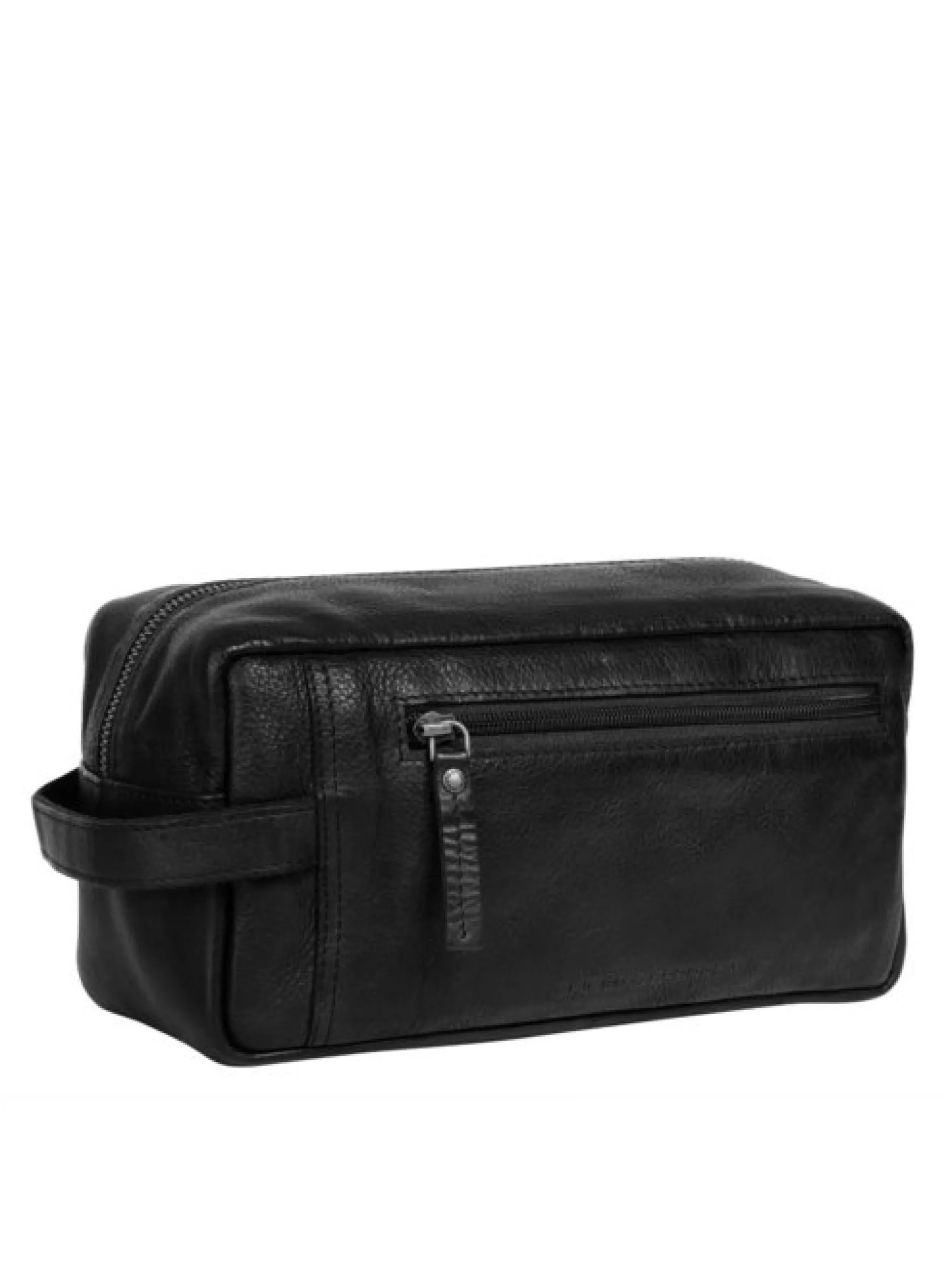Spikes & Sparrow Unisex Kulturtasche in schwarz