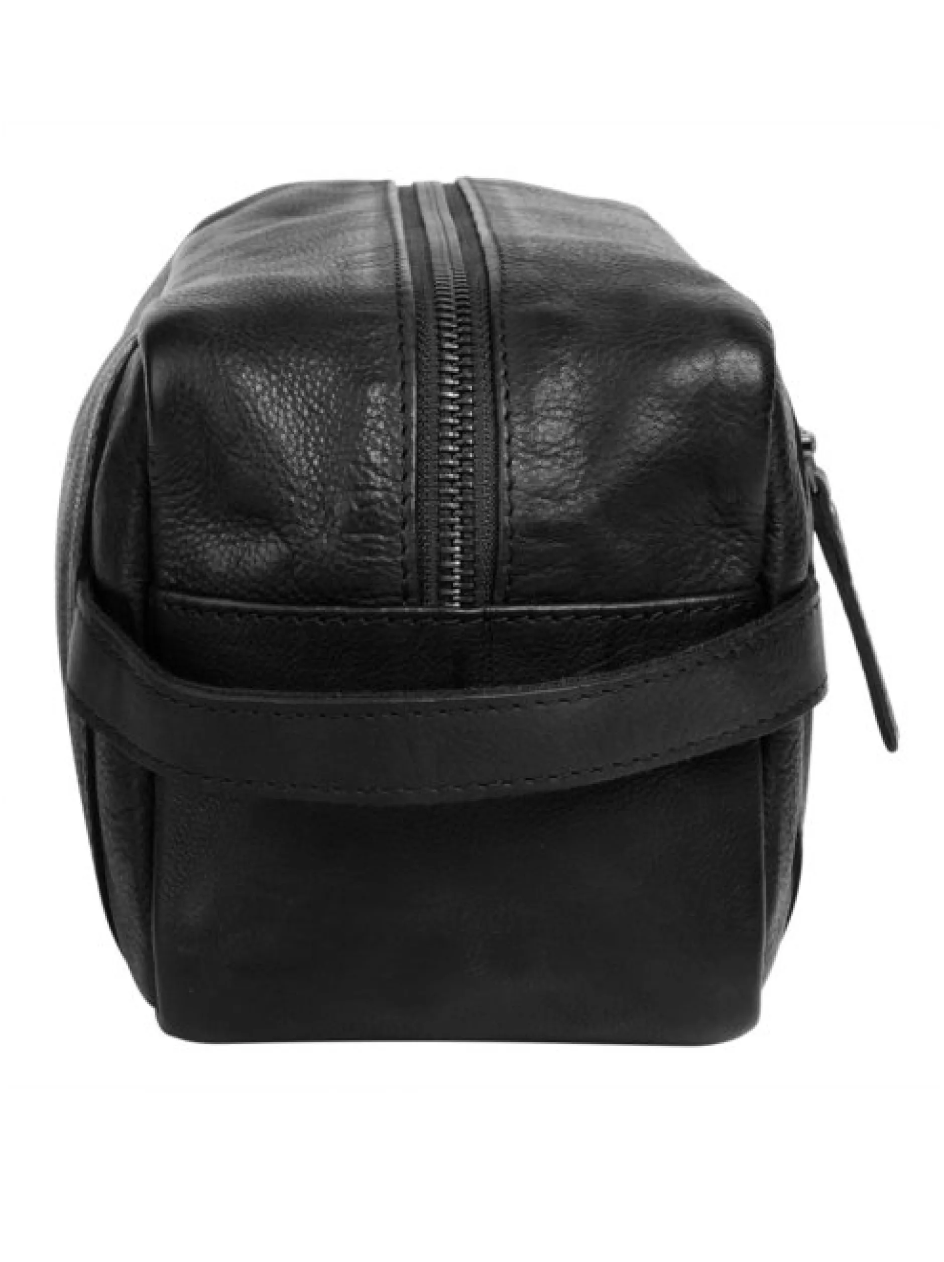 Spikes & Sparrow Unisex Kulturtasche in schwarz