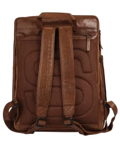 Spikes & Sparrow Unisex Rucksack in cognac