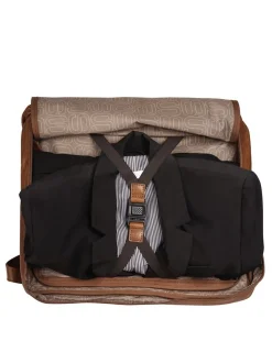Spikes & Sparrow Unisex Rucksack in cognac