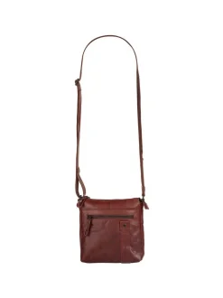 Spikes & Sparrow Unisex Umhängetasche in cognac