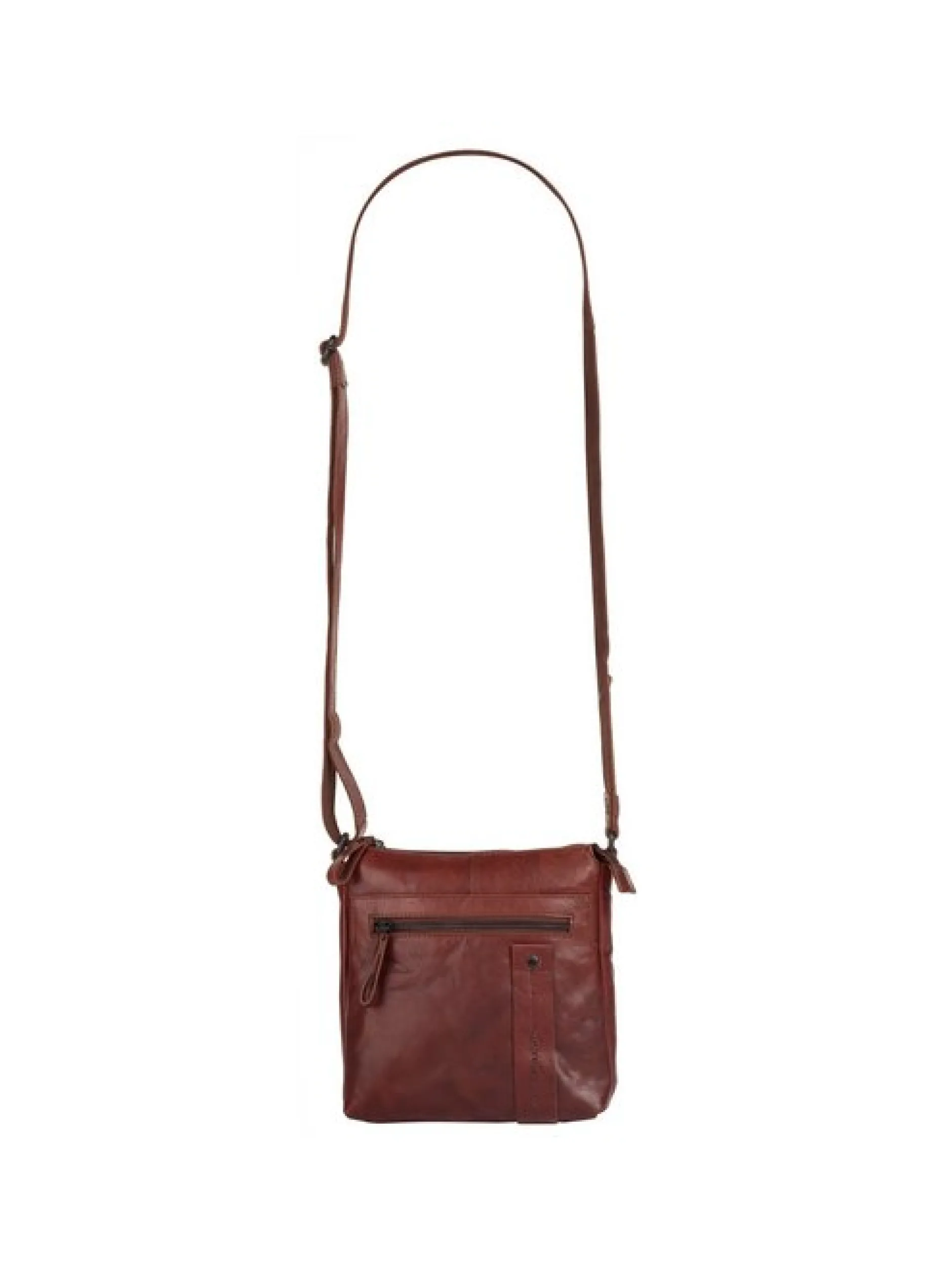 Spikes & Sparrow Unisex Umhängetasche in cognac