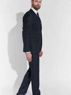 Steffen Klein Herren Anzug - Slim Fit in blau