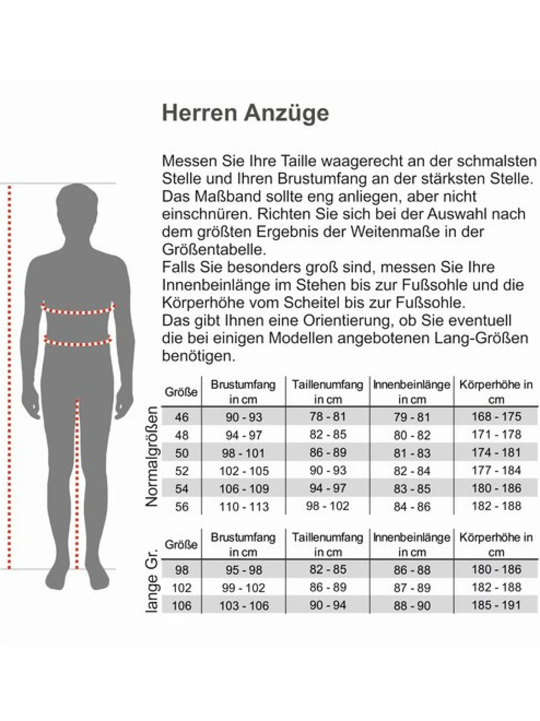 Steffen Klein Herren Anzug - Slim Fit in blau