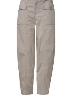 Street One Damen Barrel Fit Hose in kitt