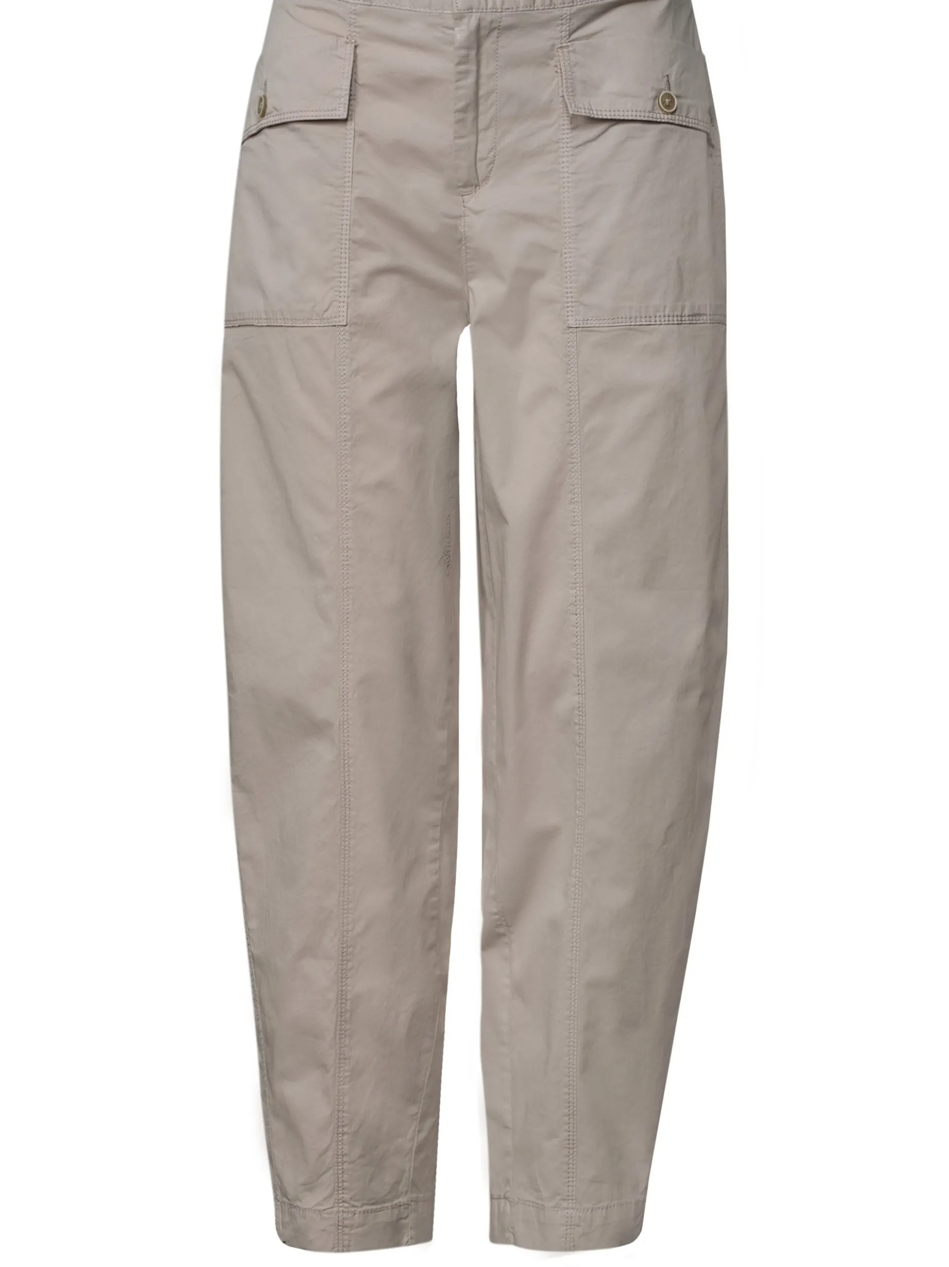 Street One Damen Barrel Fit Hose in kitt