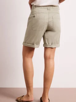 Street One Damen Bermuda in beige - Länge: mittel